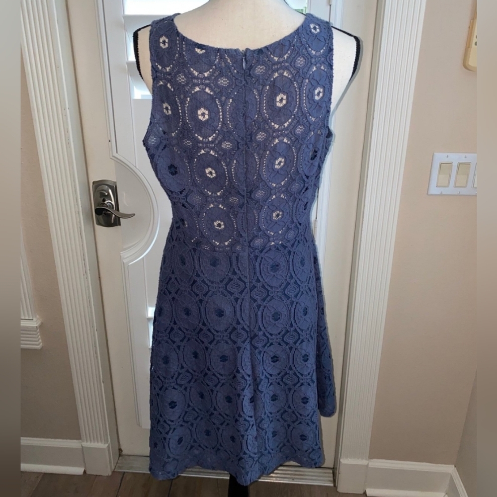 Blue lace altard state dress